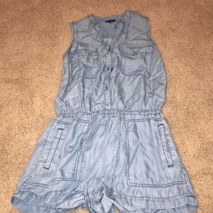 Denim Romper